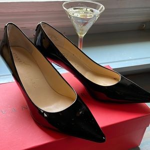 Patent Leather Black Pump. Ivanka Trump. Like new. Worn to one event.